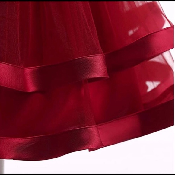 Sale🚨NWT Beautiful Burgundy Holiday Dress - Picture 5 of 8